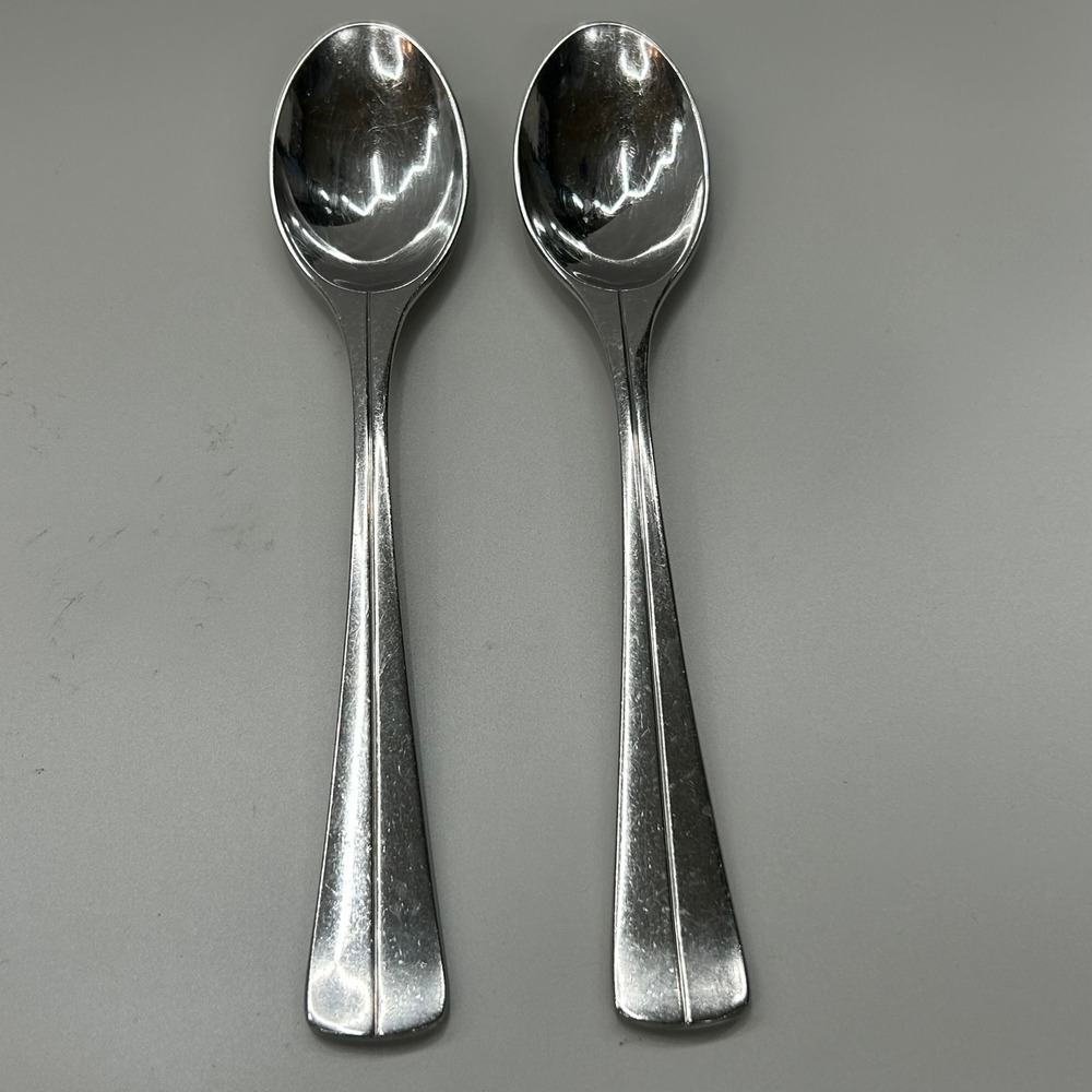 Dansk Axis Place Oval Spoons Set 2 Stainless Steel Japan Replacement Flatware